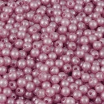 Contas Perola Luli  6Mm 500G Cor Rose