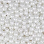 Contas Perola Luli  8Mm 500G Cor Branco