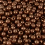 Contas Perola Luli  8Mm 500G Cor Marrom