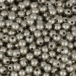 Contas Perola Luli  8Mm 500G Cor Prata