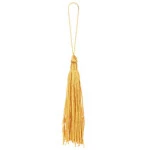 Pingente Seda Imp Luli 7.5cm C/10 Cor 301 - Dourado