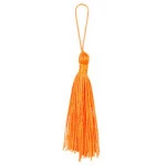 Pingente Seda Imp Luli 7.5cm C/10 Cor 251 - Laranja