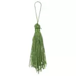 Pingente Seda Imp Luli 7.5cm C/10 Cor 034 - Verde Musgo