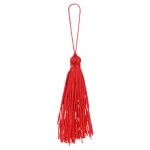 Pingente Seda Imp Luli 7.5cm C/10 Cor 031 - Vermelho