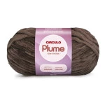 Fio Circulo Plume 100G Cor 7382 - Chocolate