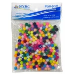 Pompom Imp Nybc 08Mm C/200 Cor Mix - Mult
