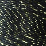 Fio Incomfio Princesinha Bri C/500M Cor 3421 - Preto C/ Ouro