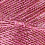 Fio Incomfio Princesinha Bri C/500M Cor 3441 - Rosa Forte C/ Ouro