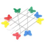 Alfinete Imp Lanmax R-01 Bo/Ur/Co C/50 Modelo Borboleta