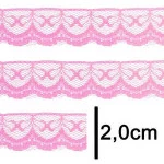 Renda Imp. Nybc R002 2,0Cm C/50M Cor 140 Rosa Chiclete
