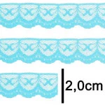 Renda Imp. Nybc R002 2,0Cm C/50M Cor 199 Azul Turquesa