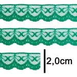 Renda Imp. Nybc R002 2,0Cm C/50M Cor 235 Verde Bandeira