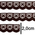 Renda Imp. Nybc R002 2,0Cm C/50M Cor 294 Marrom Cafe