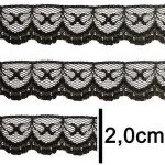 Renda Imp. Nybc R002 2,0Cm C/50M Cor 310 Preto