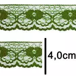 Renda Imp. Nybc R003 4,0Cm C/10M Cor 254 Verde Oliva