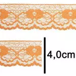 Renda Imp. Nybc R003 4,0Cm C/10M Cor 523 Laranja