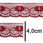 Renda Imp. Nybc R003 4,0Cm C/50M Cor 520 Vinho Claro