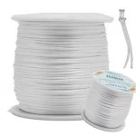 Cordao Imp Nybc Rabo Rato 1Mm C/100M Cor 101 Branco