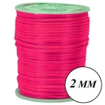 Cordao Imp Nybc Rabo Rato 2Mm C/50M Cor 003 Rosa Neon