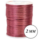 Cordao Imp Nybc Rabo Rato 2Mm C/50M Cor 082 Rose Escuro