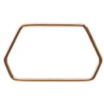 Alca Roma Ro153704 Bolsa 11X6X0,4Cm Cor Dourado