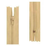 Ziper Imp Nylon Fixo Zc 20Cm C/10 Cor 892 - Bege Medio