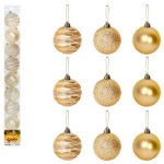 Bola Art Tb Wave 5Cm Zc2114 C/9 Cor Dourada