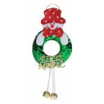 Enf.Art Paete Noel C/Guizo 22X11Cm Zc768 Modelo Verde