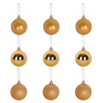 Bola Art Tb Berry 5Cm Zcn0942 C/9 Cor Ouro