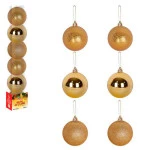 Bola Art Tb Berry 6Cm Zcn0943 C/6 Cor Ouro