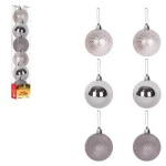 Bola Art Tb Berry 6Cm Zcn0943 C/6 Cor Prata