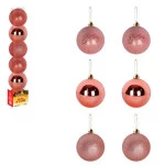 Bola Art Tb Berry 6Cm Zcn0943 C/6 Cor Rose 