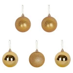 Bola Art Tb Berry 7Cm Zcn0944 C/5 Cor Ouro