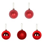 Bola Art Tb Berry 7Cm Zcn0944 C/5 Cor Vermelho