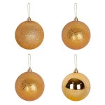 Bola Art Tb Berry 8Cm Zcn0945 C/4 Cor Ouro