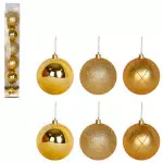 Bola Art Tb Luxxor  6Cm Zcn2614 C/6 Cor Ouro