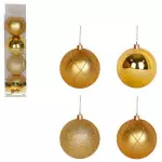 Bola Art Tb Luxxor  8Cm Zcn2616 C/4 Cor Ouro