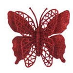 Enf.Art Borboleta 17,5X12Cm Zg120 C/2 Cor Vermelho