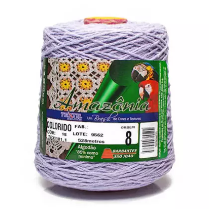 あお　シャンソン4点セット Barbante Amazonia 4/ 8 Colorido Sao Joao Cone com 461 Metros