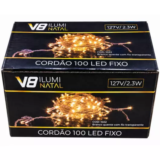 CORDAO  1022 100LED FX BQ FT 127V
