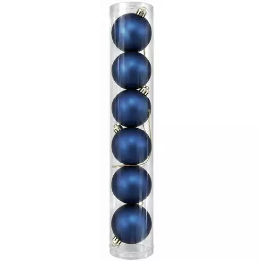 BOLA CROMUS 1072357 8CM TB FOSCA AZN C/6