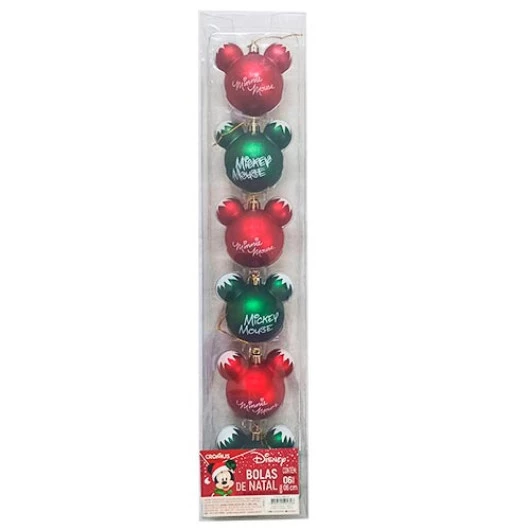 BOLA CROMUS 1108571 6CM MICKEY/MI C/6