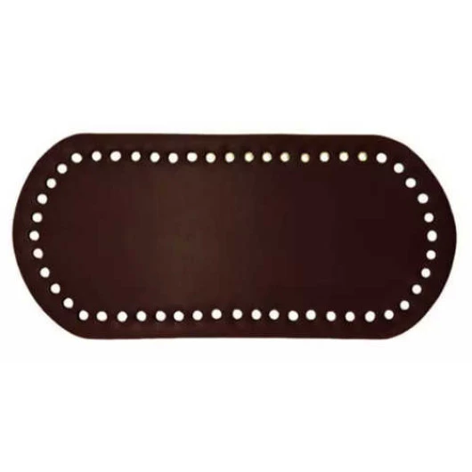 Base Roma Ro151501 Bolsa Couro Oval32X14 Cor Marrom