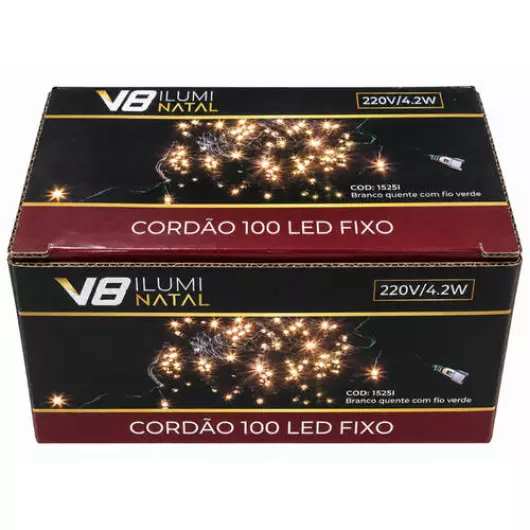 CORDAO  1525I 100LED FX MORNA FV 220V