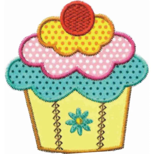 APLICACAO SIEG 4018 CUPCAKE C/CEREJA C/3