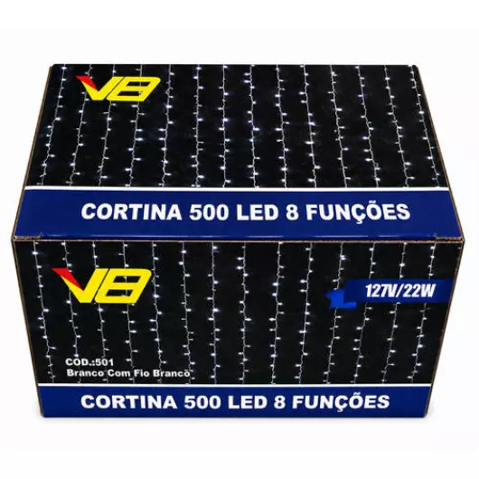 CORTINA 501 500LED 8F BC FB 127V