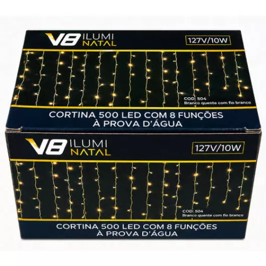 CORTINA 504 500LED 8F PDA BQ FB 127V