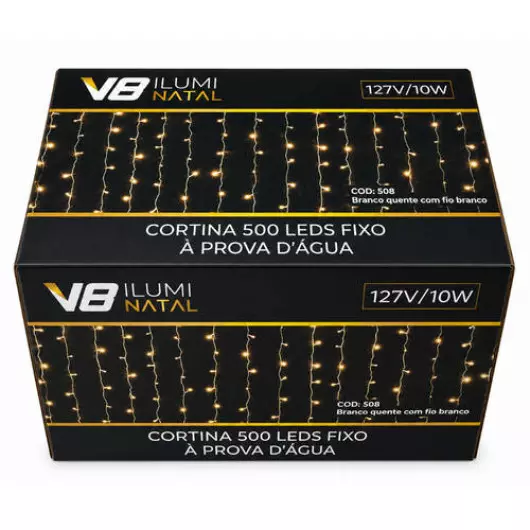 CORTINA 508 500LED MOR FB FX PDA 127V