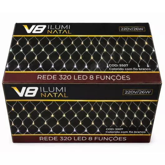REDE 5507 320LED 8F COL FB 220V
