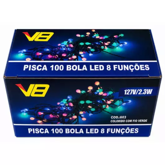 BOLA 603 100LED 8F COR FV 127V